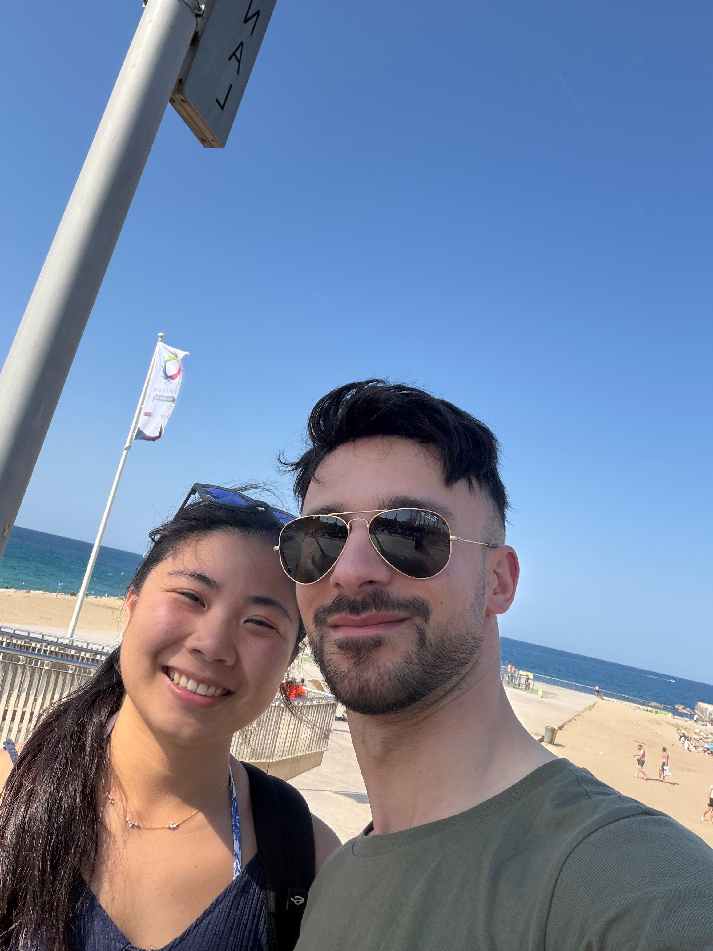 Beach day selfie