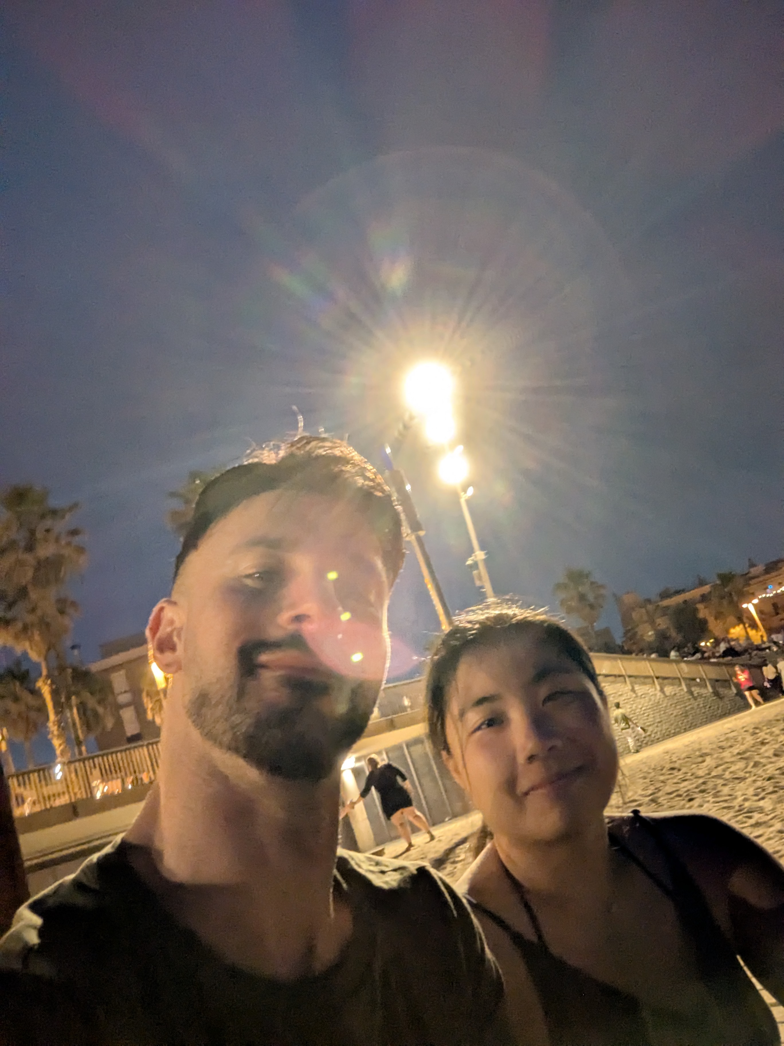 The best night on the beach
